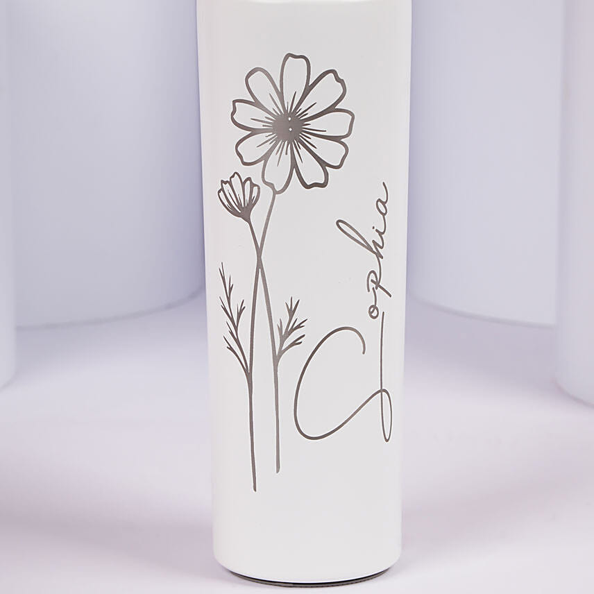 Personalised Floral Tumbler