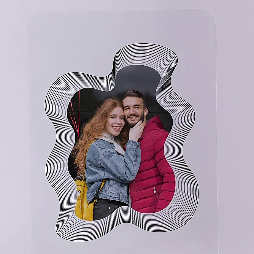 Personalised Infinity Frame Photo LED Lamp