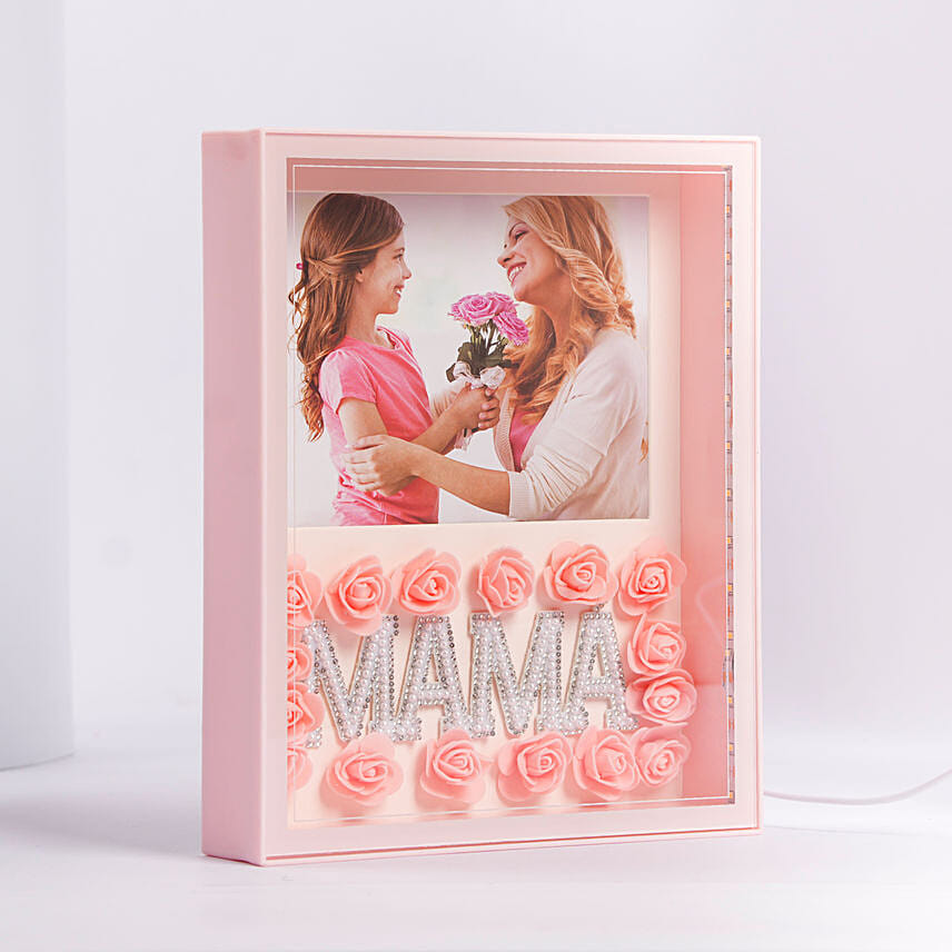 Personalised Led Photo Frame For Mom