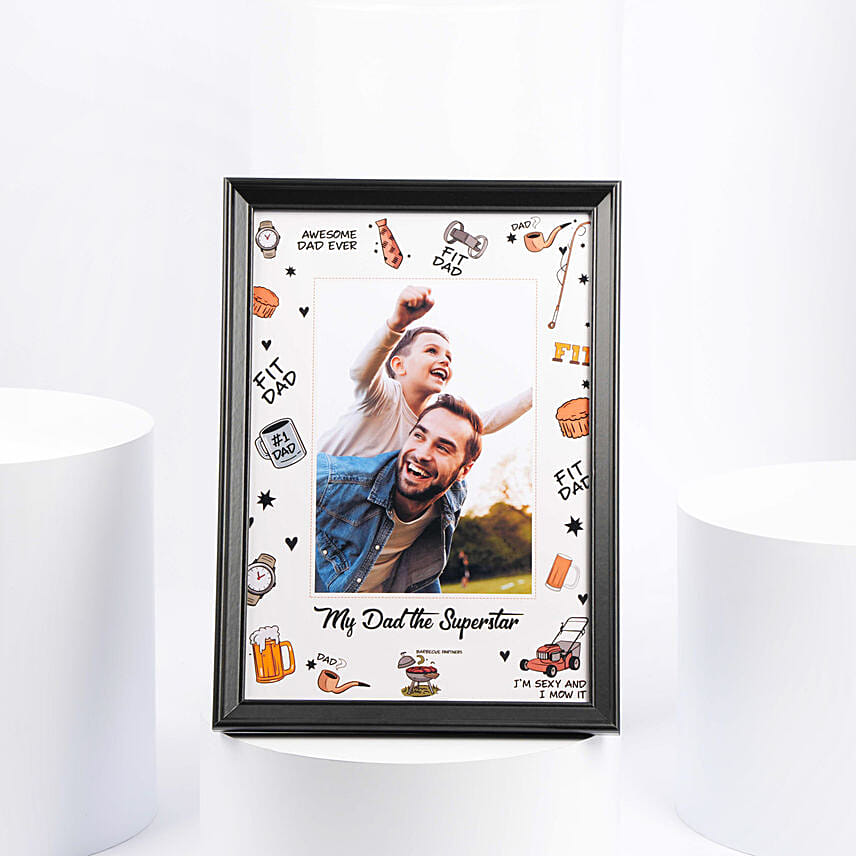Personalised Love You Dad Frame