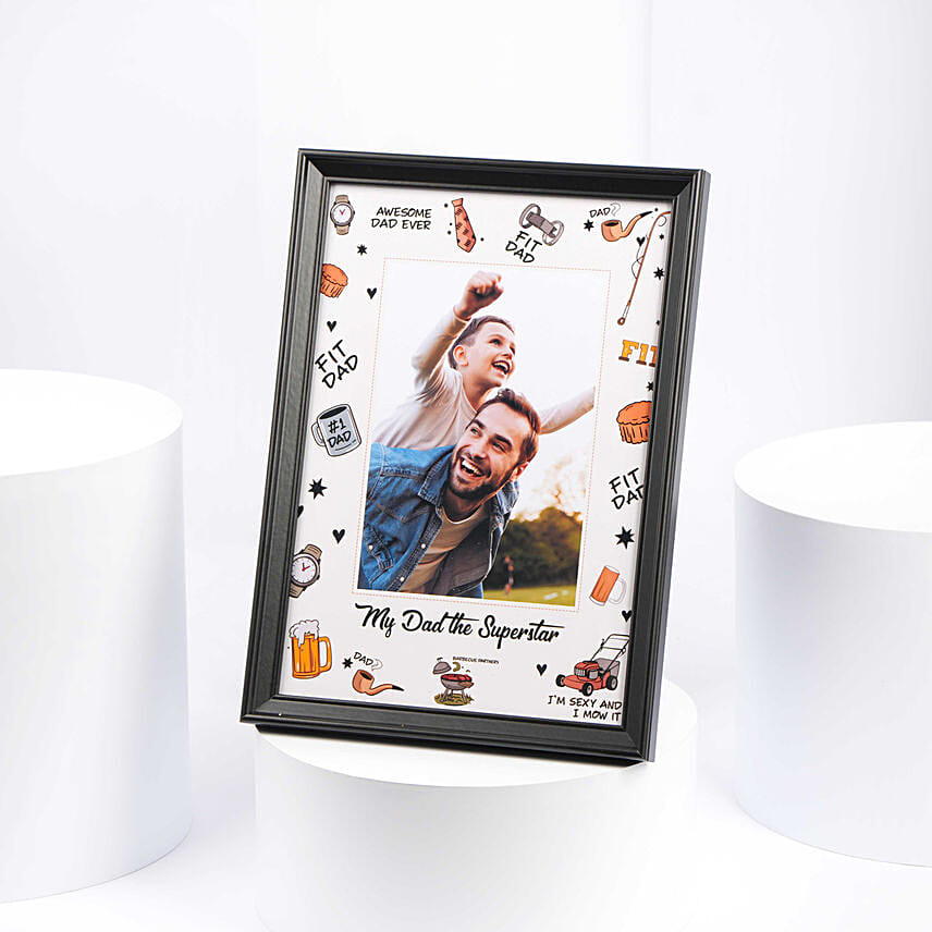 Personalised Love You Dad Frame