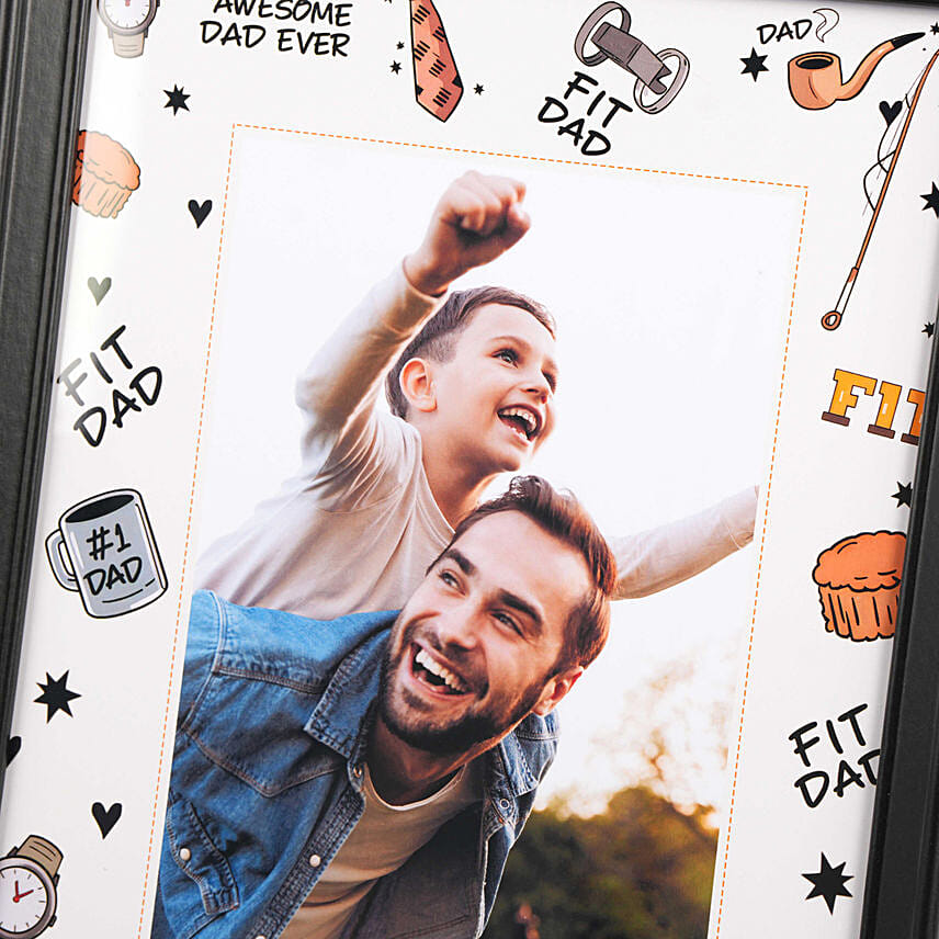 Personalised Love You Dad Frame