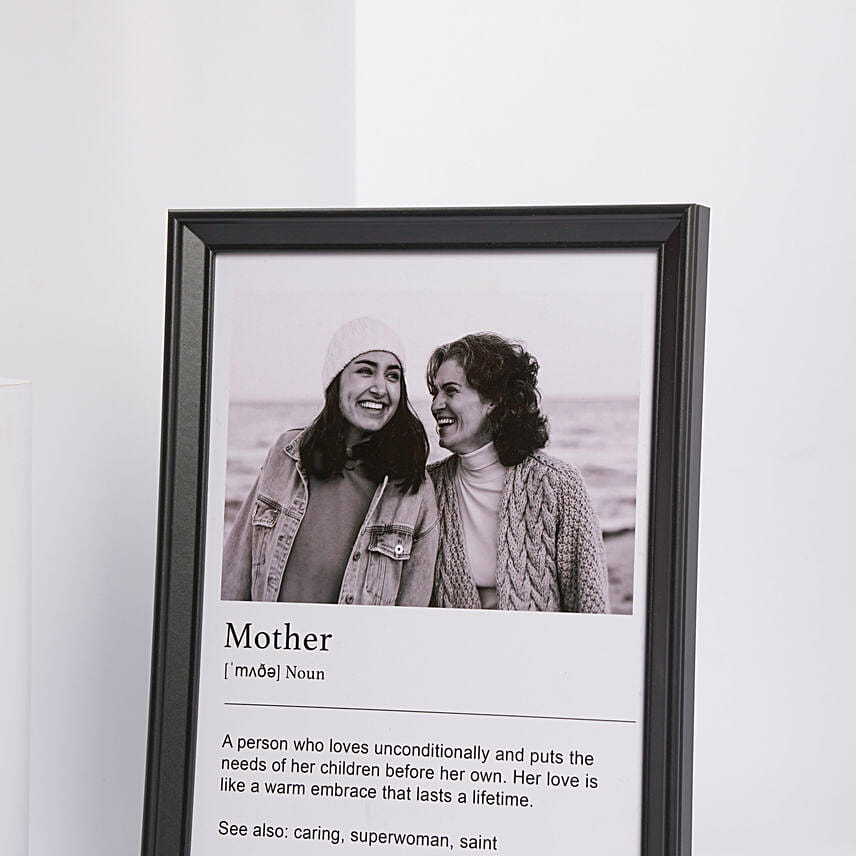 Personalised Mother Definition Photo Frame