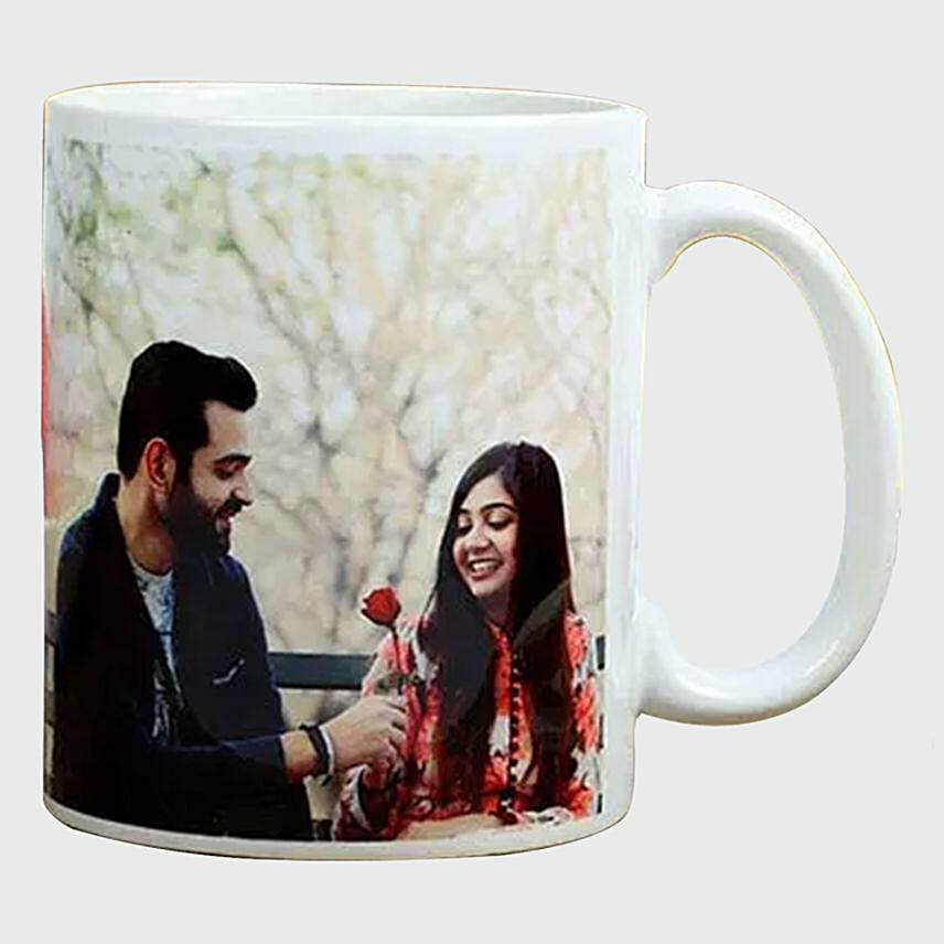 Personalised Mug and Beautiful Flowers