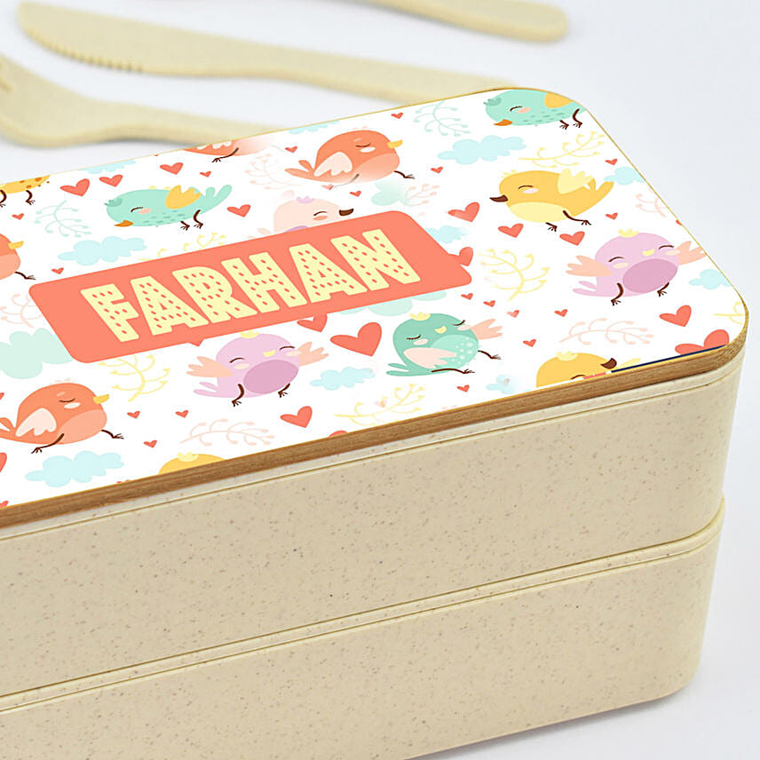 Personalised Name Printed Lunch Box
