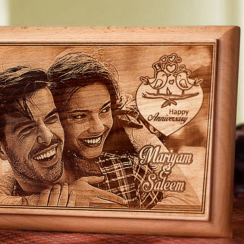 Personalised Anniversary Photo Plaque