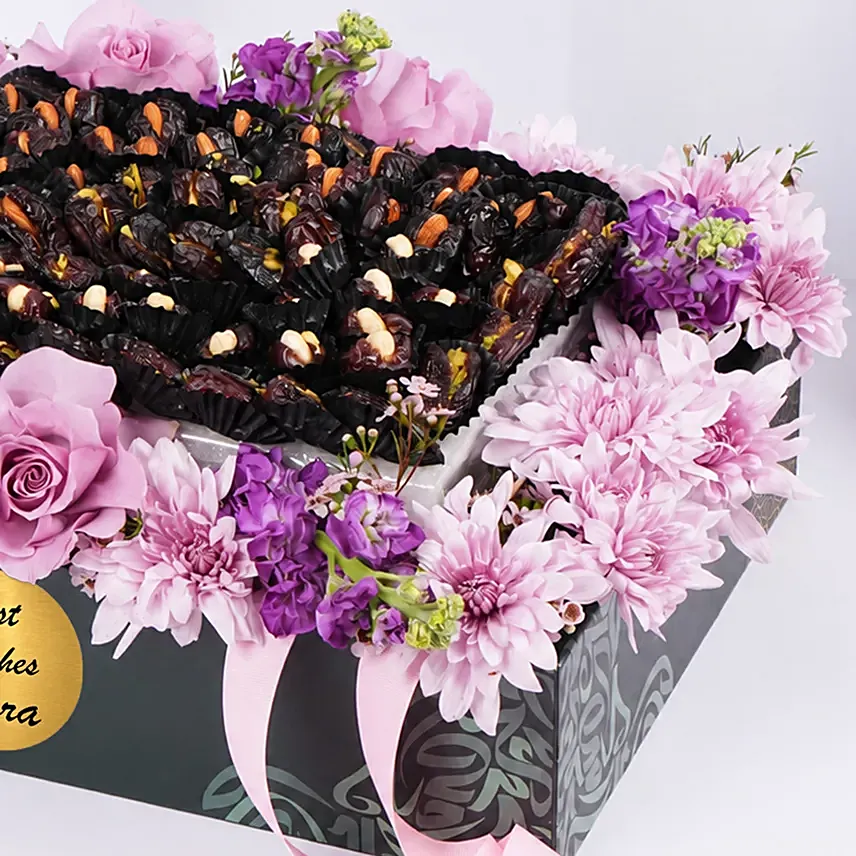Personalised Purple Bloom Date Gift
