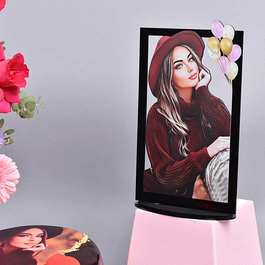 Personalised Vase Birthday Combo