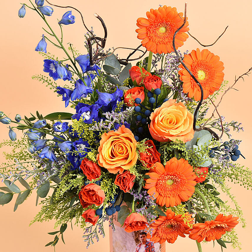 Personalised Vase Birthday Wishes For Him