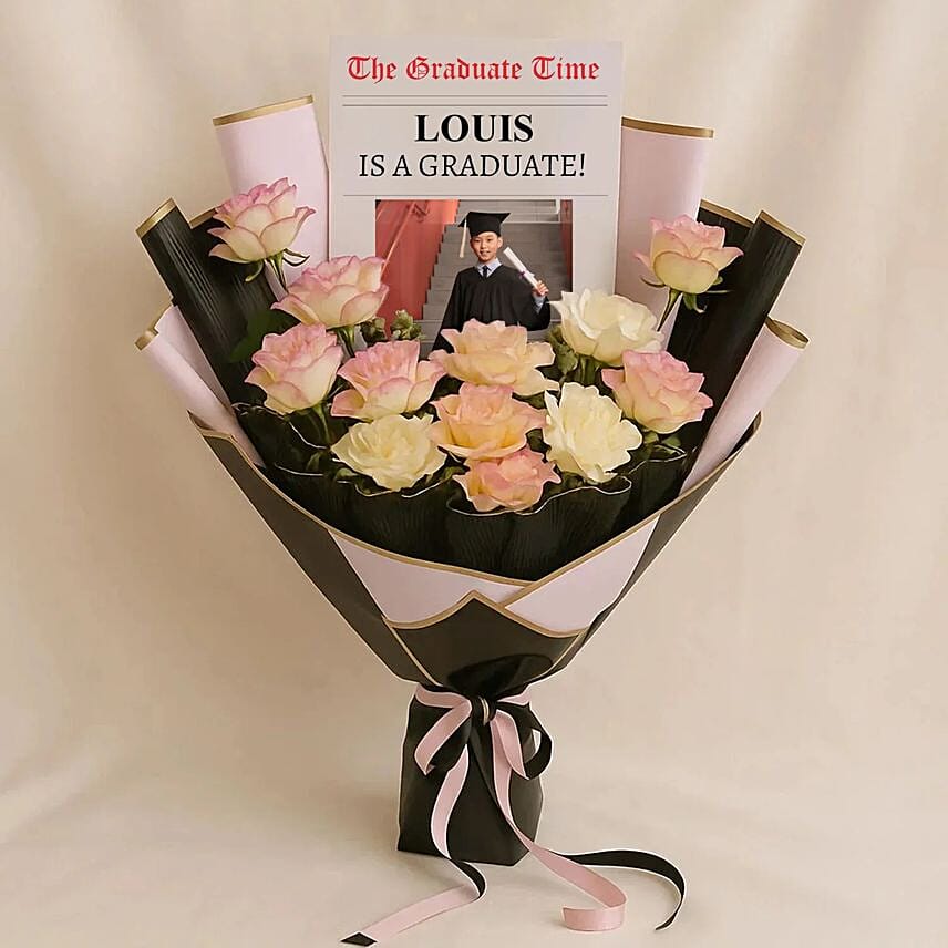 Personalized Convocation Celebration Bouquet