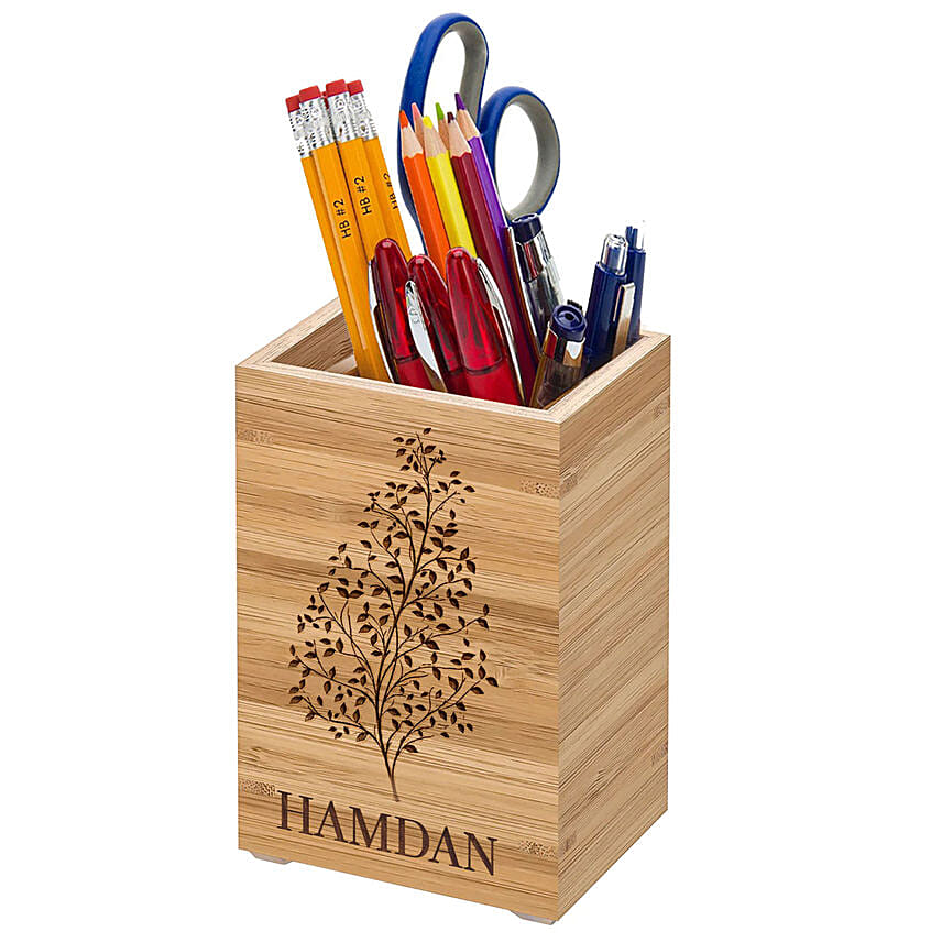 Personalized Name Pen Holder