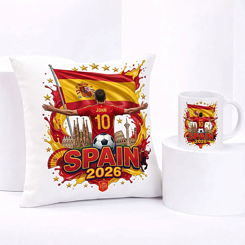 Personalized Spain Football Gift Set