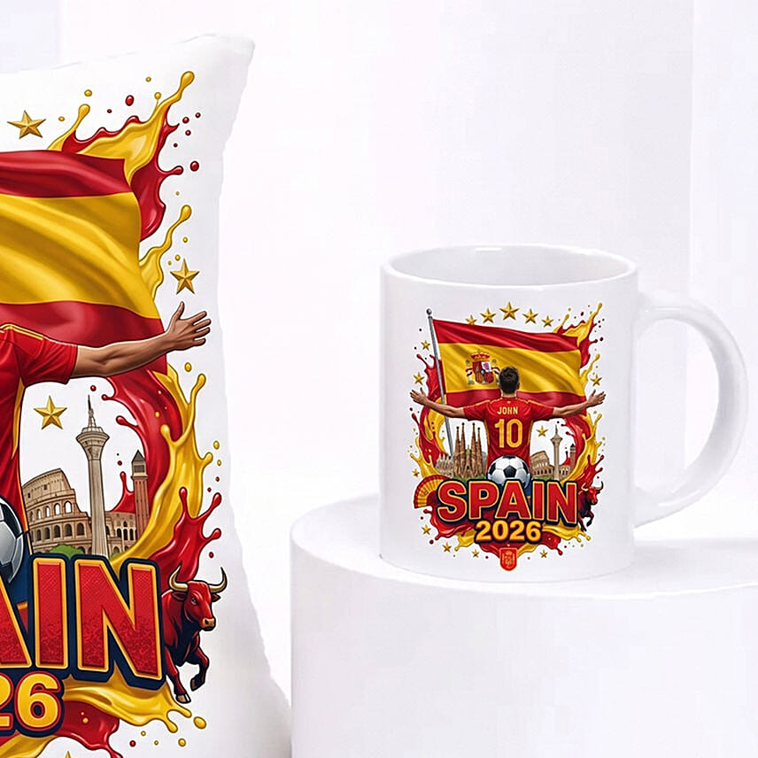 Personalized Spain Football Gift Set