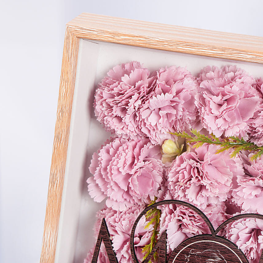 Personlize Floral Frame For Mom