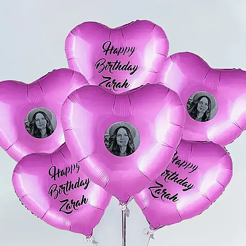 Photo and Name Foil Balloons