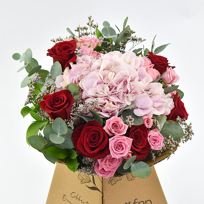 Pink and Red Flowers Beauty