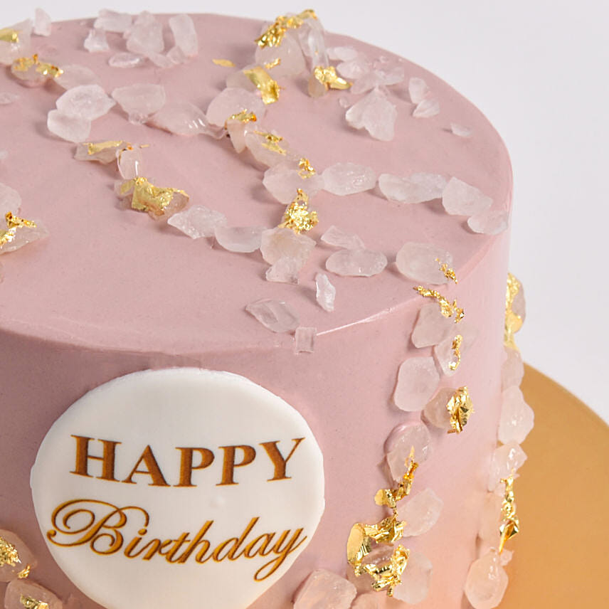 Pink Blossom Celebration Marble Cake