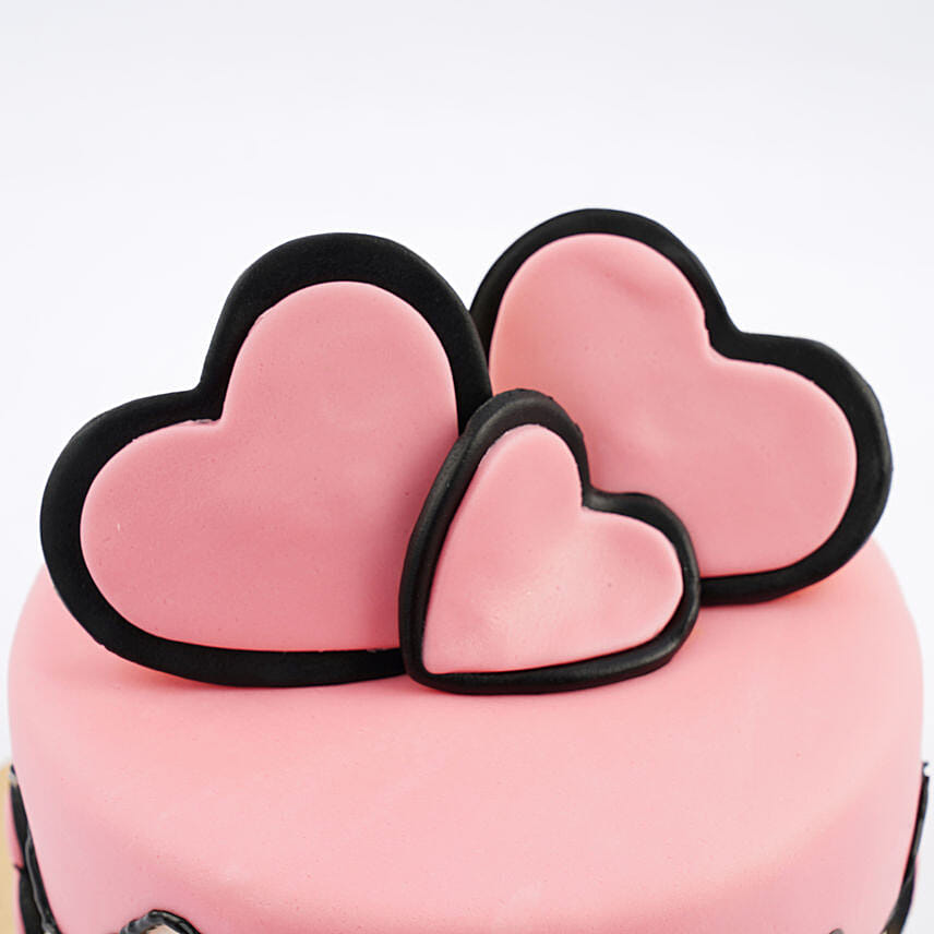 Pink Breeze Celebration Red Velvet Cake