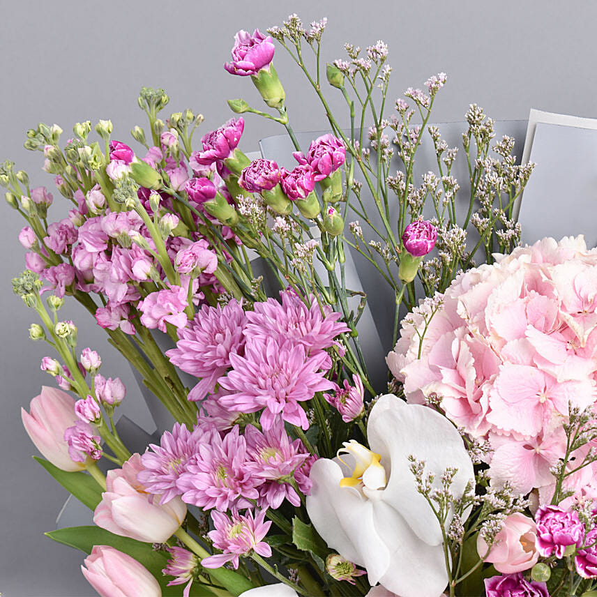 Pink Forest Flowers Bouquet