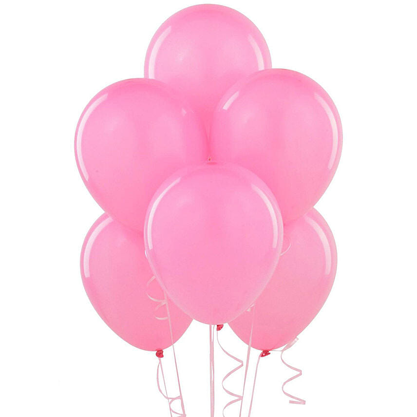 Pink Helium Balloons