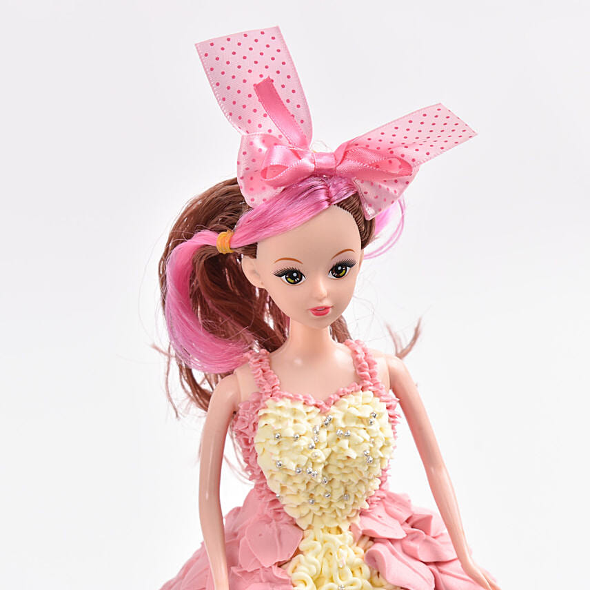 Pink Princess Marble Cake