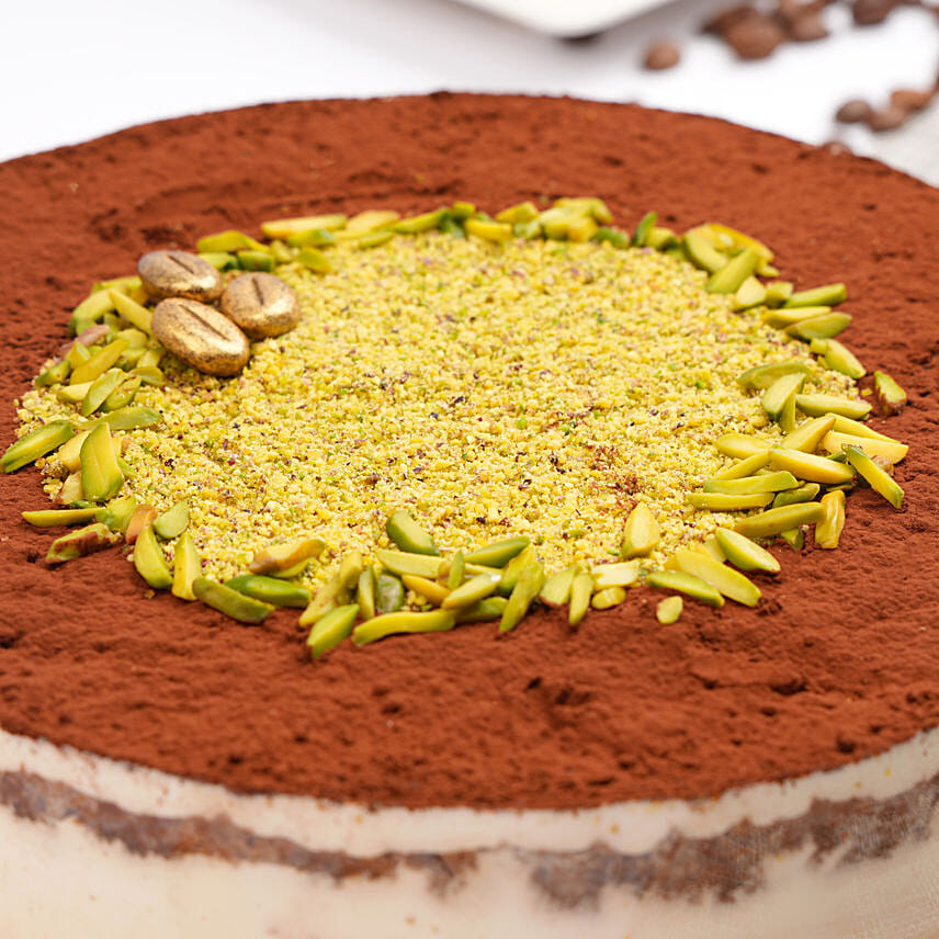 Pistachio Tiramisu Cake