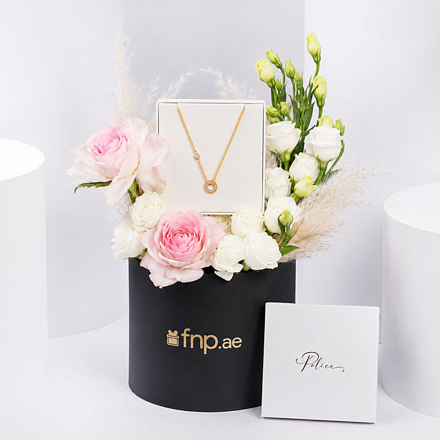 Police Gold Plated DuoLayer Necklace for Her