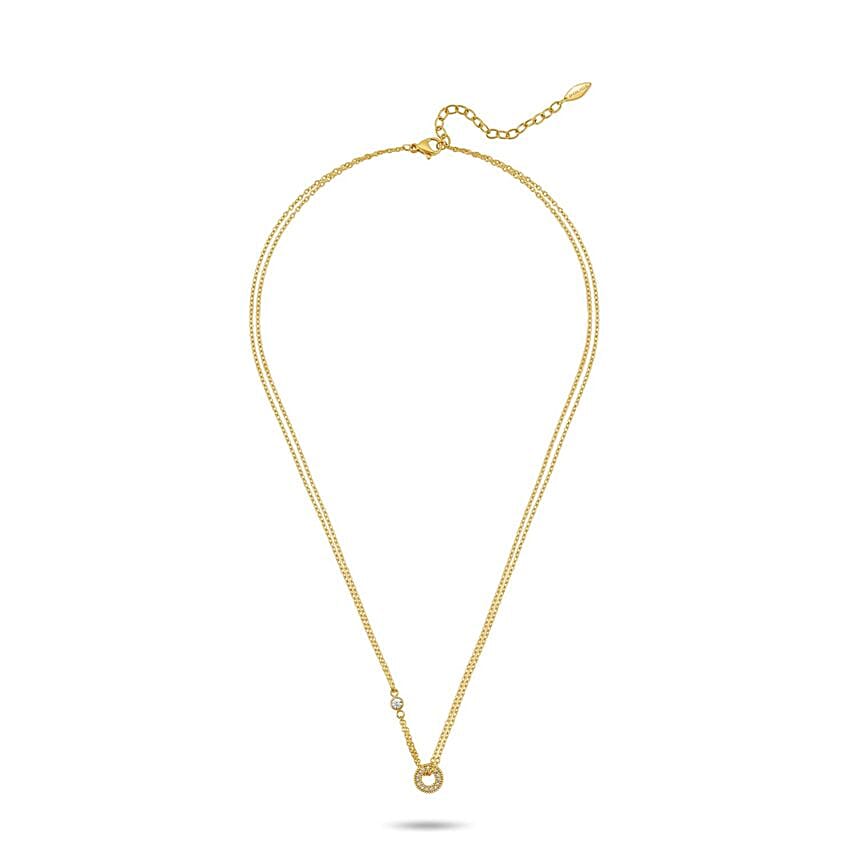 Police Gold Plated DuoLayer Necklace for Her