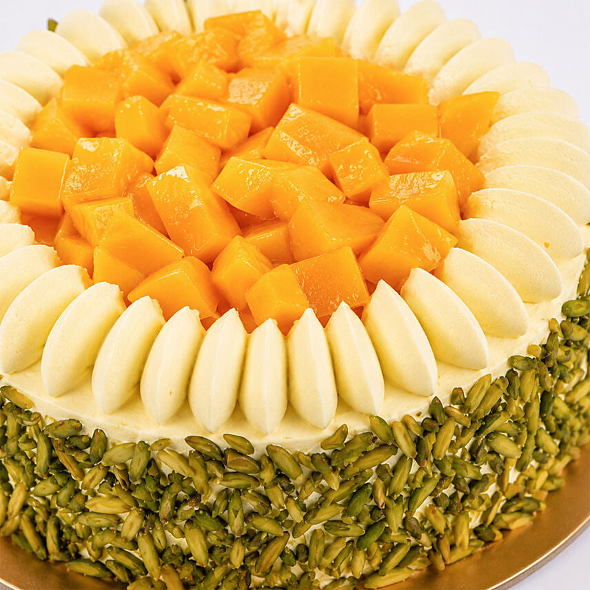 Premium Mango Pistachio Cake Half Kg
