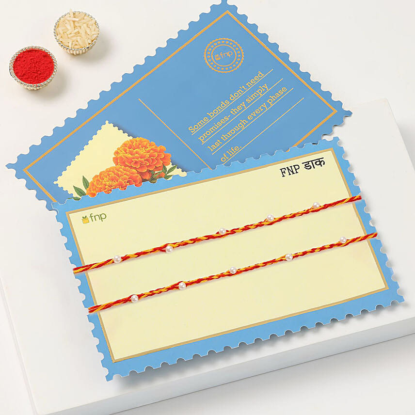 Premium Mauli Rakhi Set With Motichoor Laddoo