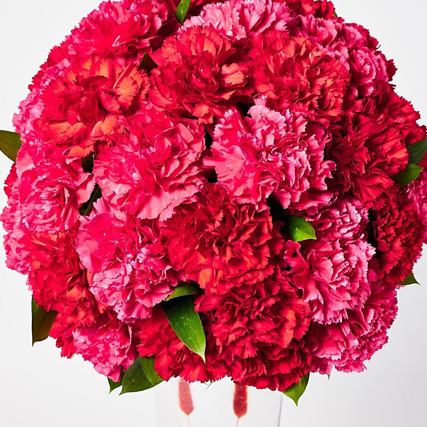 Premium Mixed Flowers In Stones Filled Vase
