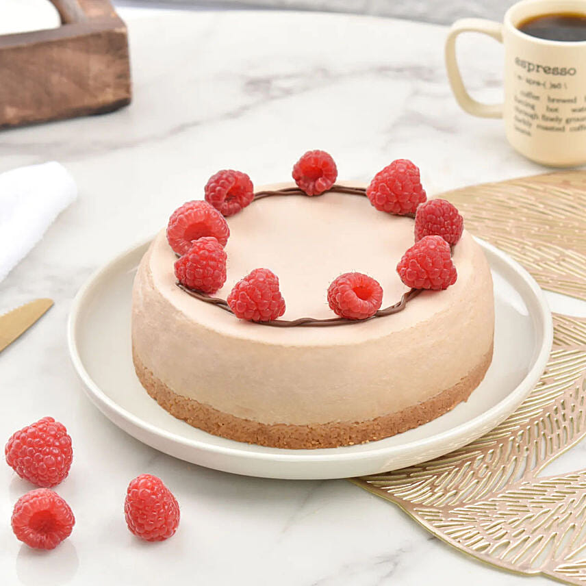 Raspberry Baked Cheese Cake