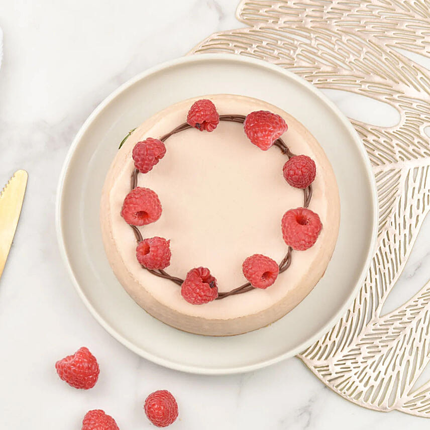 Raspberry Baked Cheese Cake