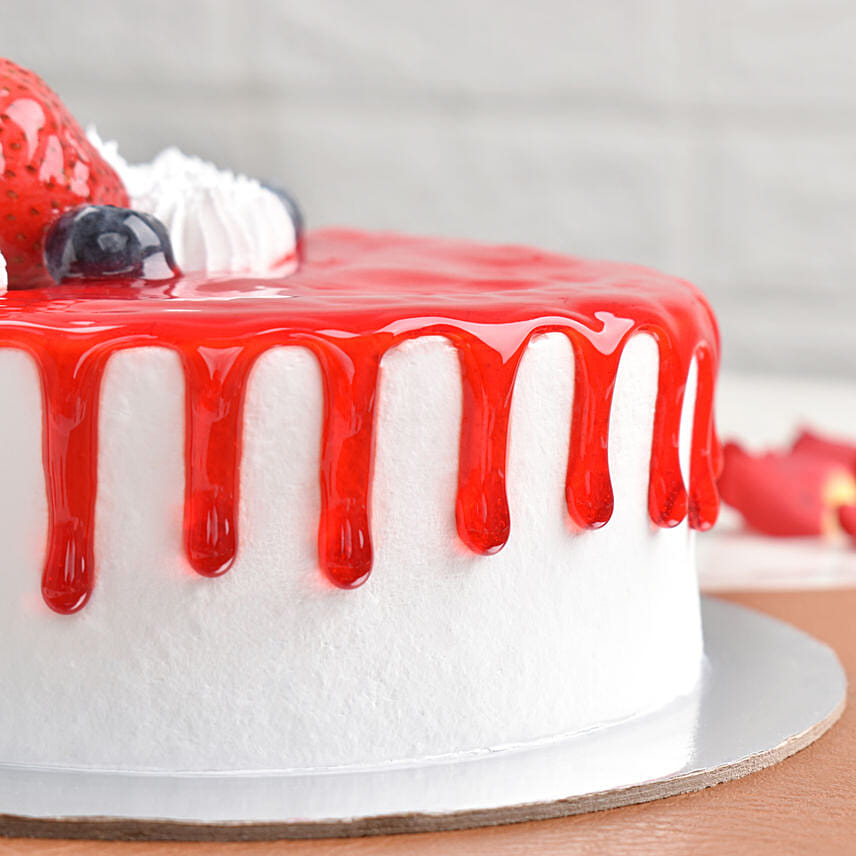 Red Velvet & Cheese Cream Ice Cream Cake