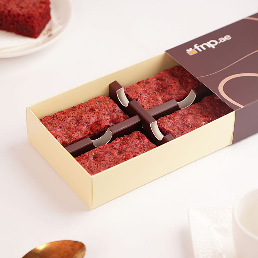 Red Velvet Dream Brownie Box of 6