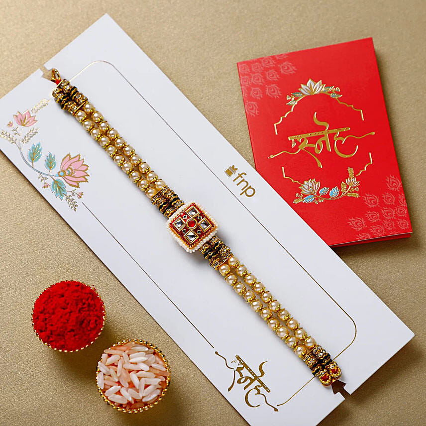 Regal Ethnic Work Rakhi N Mixed Nuts