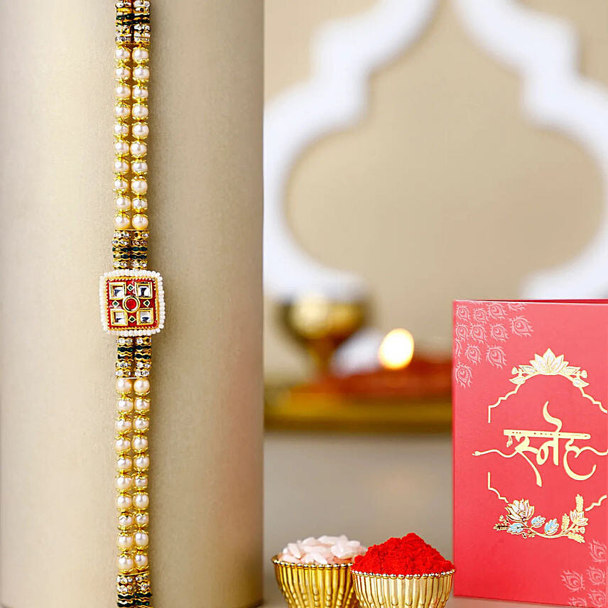 Regal Ethnic Work Rakhi N Mixed Nuts