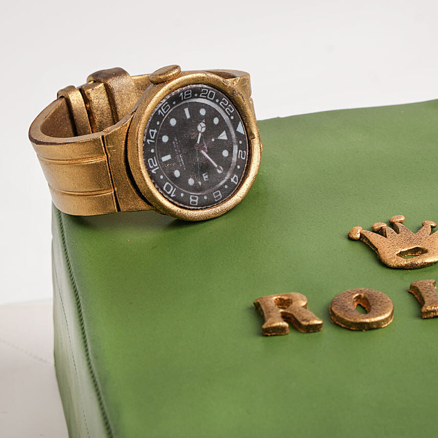 Rolex 3D Designer Theme Cake Red Velvet