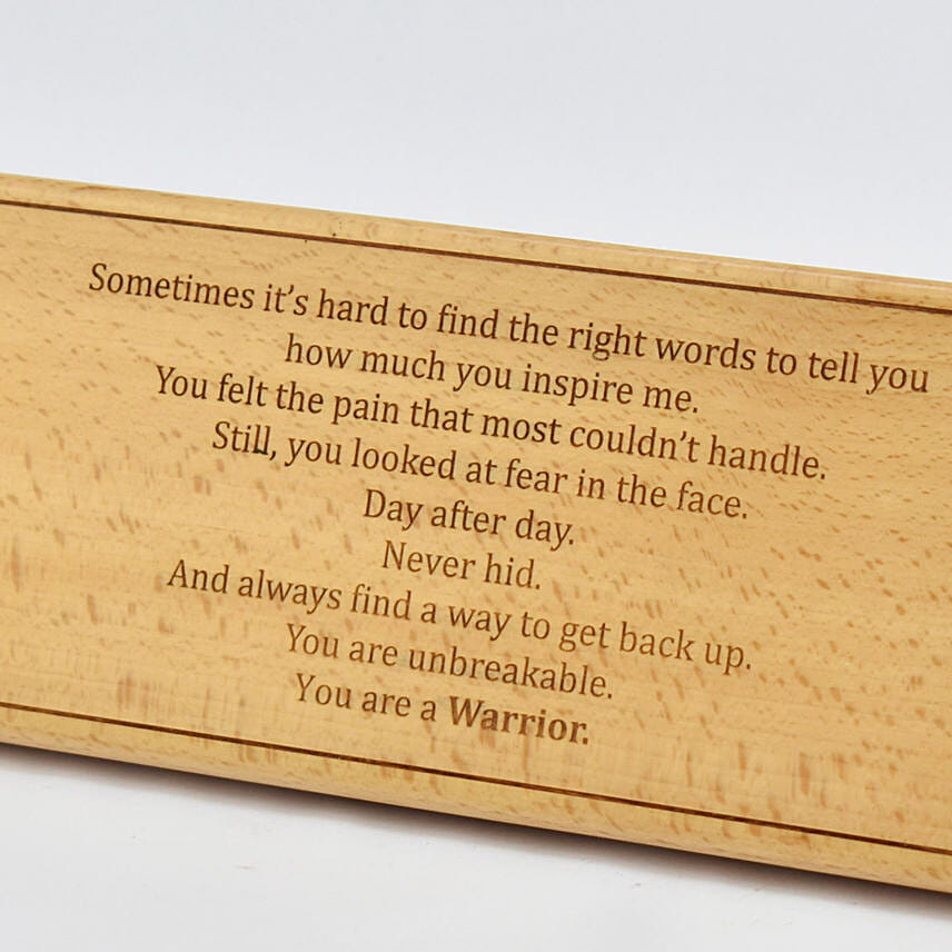 Rose Day Motivation Quote Plaque