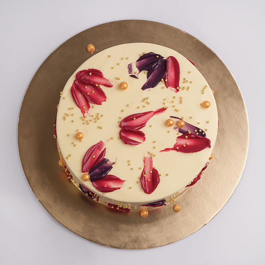 Rose Petal Redvelvet Delight Cake One Kg