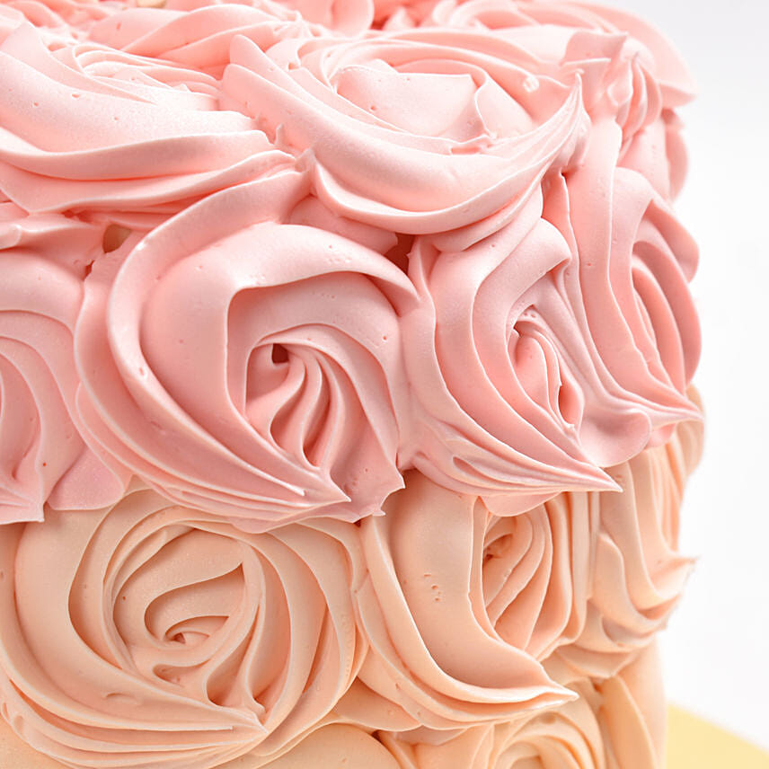 Rosette 1st Birthday Cake Vanilla