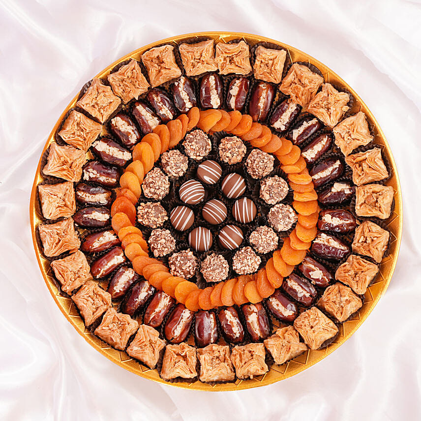 Royal Ramadan Dates and Sweets Platter