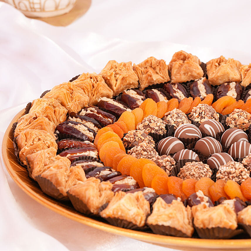 Royal Ramadan Dates and Sweets Platter