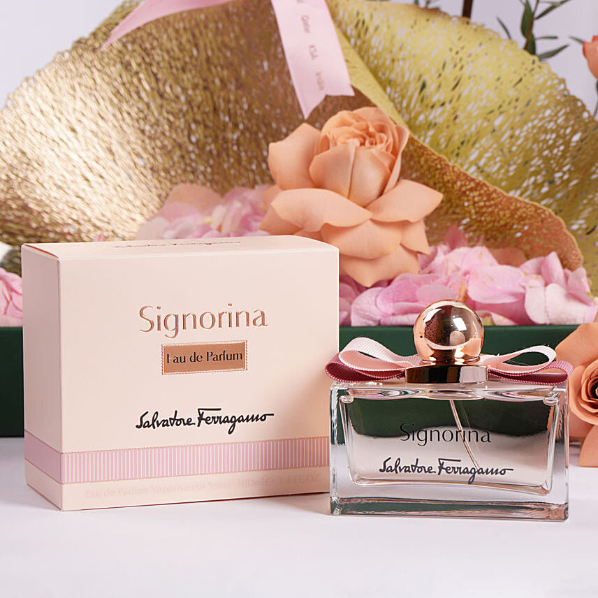 Salvatore Ferragamo Signorina Edp Luxury Gift Arrangement