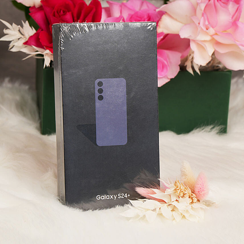 Samsung Galaxy S24 Plus 256 GB Marble Gray With Flowers