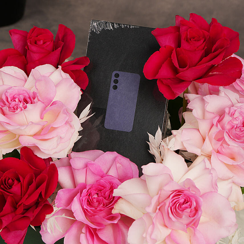 Samsung Galaxy S24 Plus 5G With Flowers
