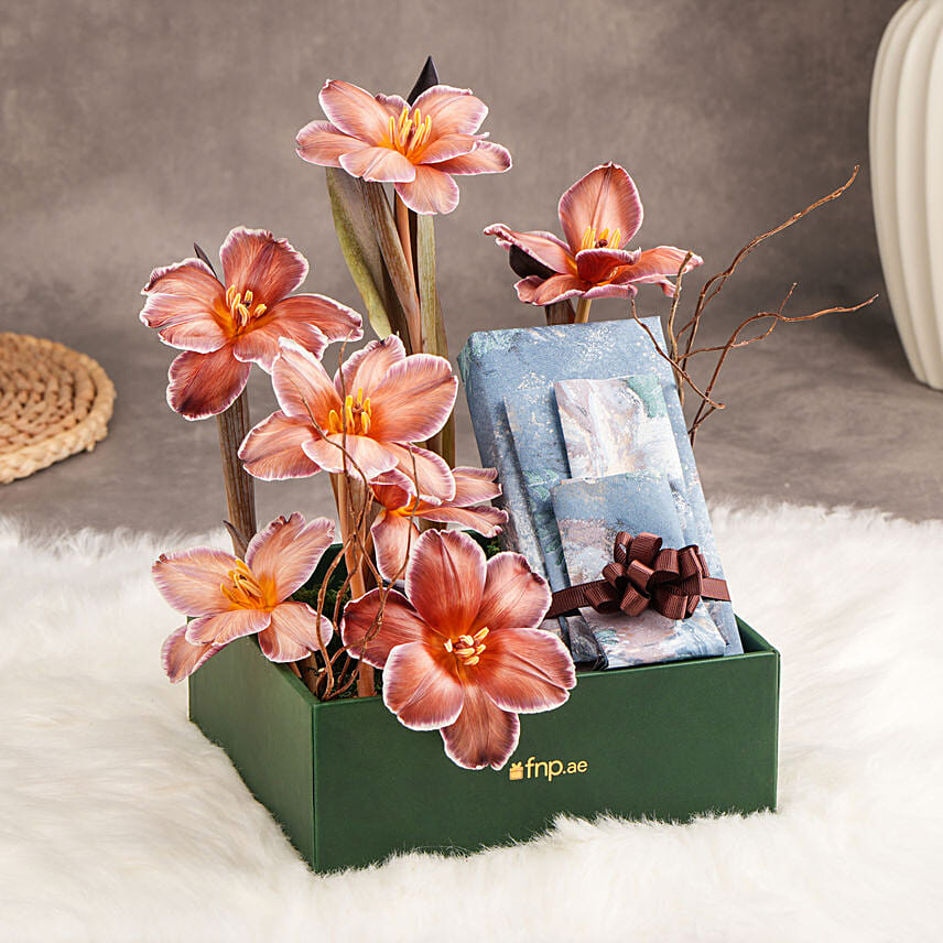 Samsung Z Flip 5 Gift with Tulips