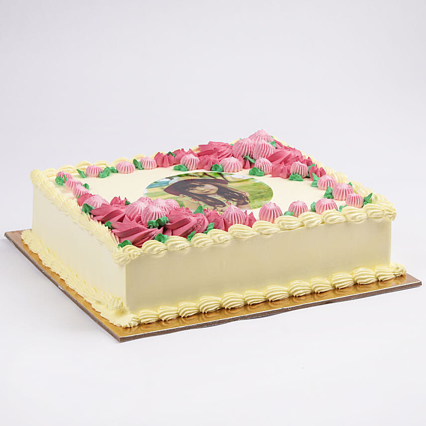 Scarlet Dream Red Velvet Photo Cake