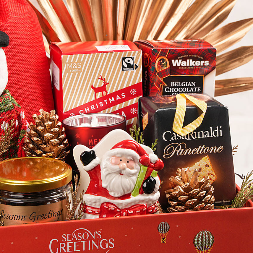 Seasons Greeting With Snowman