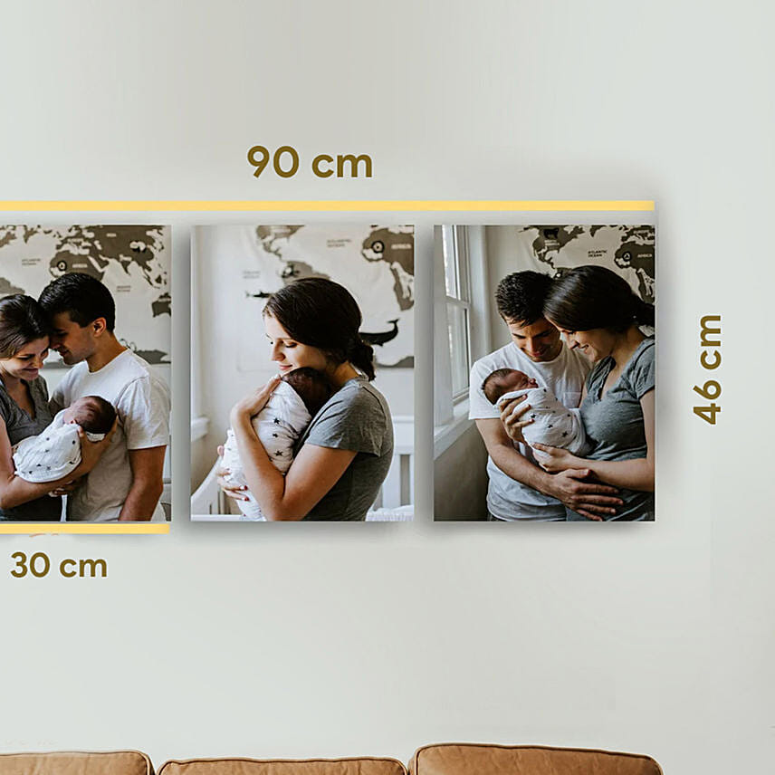 Set of 3 Personalised Photo Frame